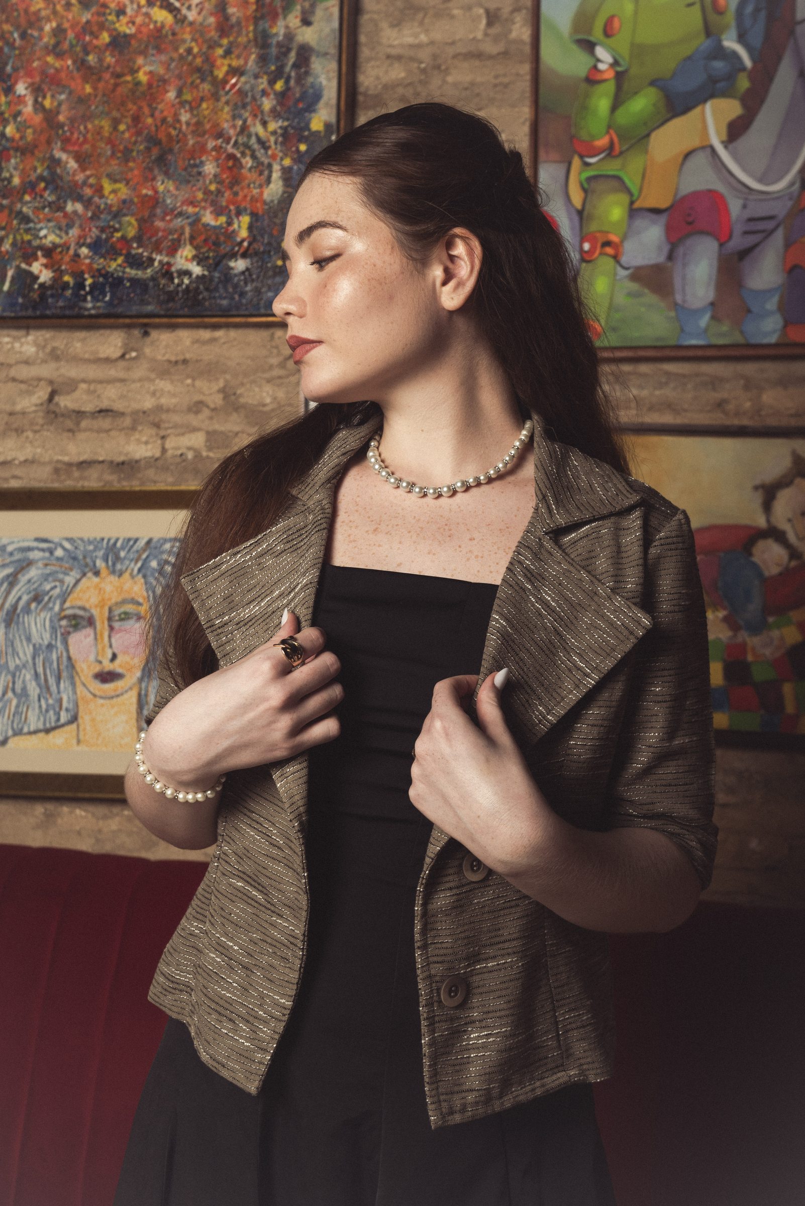 Retrato com o Blazer Lady