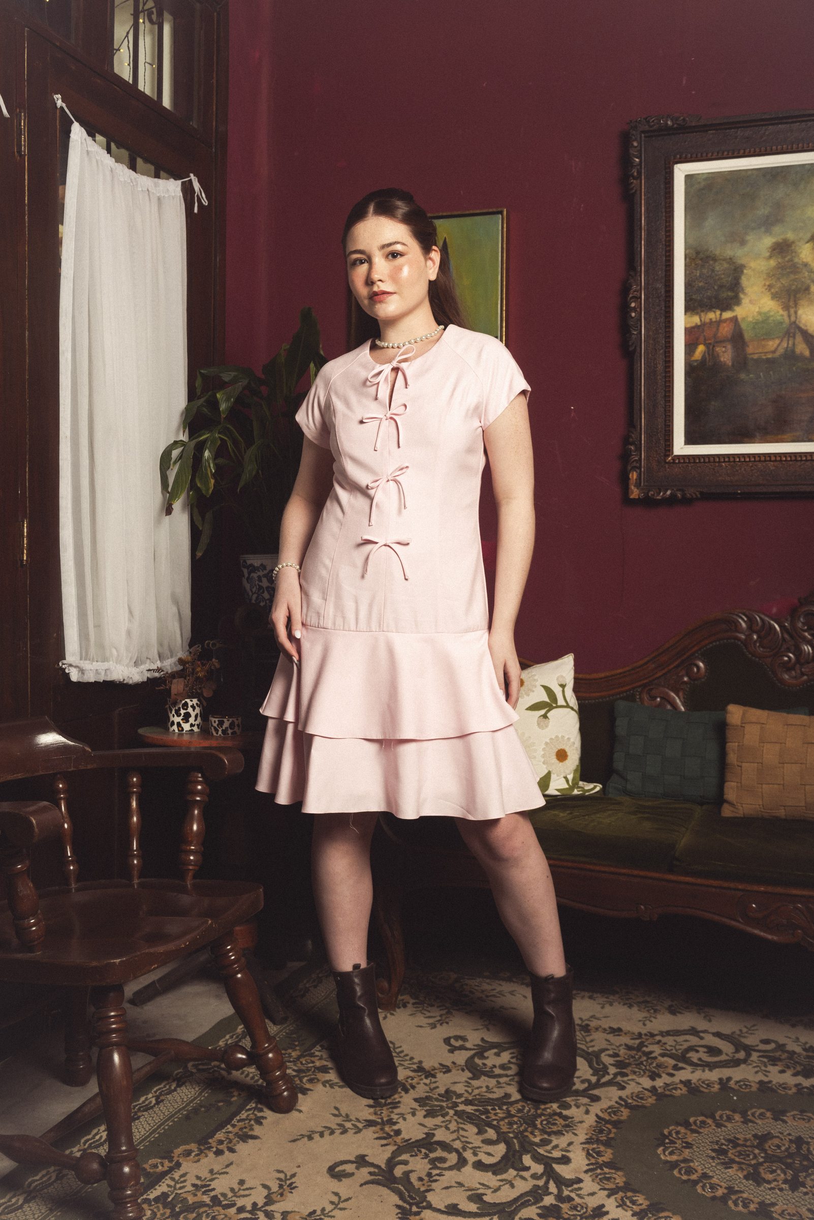 Vestido Sophie visto de frente